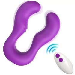 Imagen de SERAPH VIBRADOR DOBLE CONTROL REMOTO VIOLETA