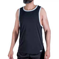 Imagen de MACHO - CMV004 CAMISETA GYM NEGRA