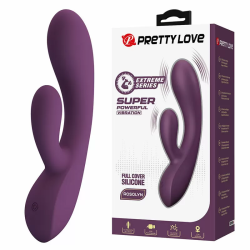 Imagen de PRETTY LOVE - ROSOLYN VIBRADOR RABBIT RECARGABLE 10 FUNCIONES