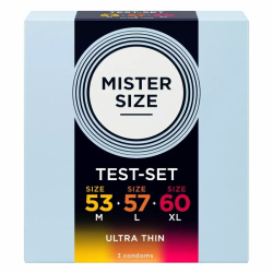 Imagen de MISTER SIZE - PACK MUESTRA PRESERVATIVOS TALLA 53-57-60 MM (3 UNIDADES)
