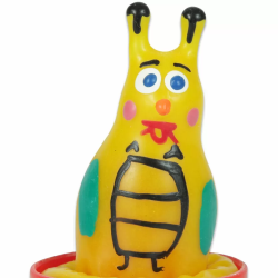 Imagen de CONDOMERIE  PRESERVATIVO DECORATIVO PINTADO A MANO ABEJA