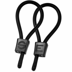 Imagen de ELECTRASTIM  PRESTIGE ELECTRA LOOPS ANILLOS DE PENE AJUSTABLES NEGRO