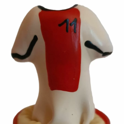 Imagen de CONDOMERIE  PRESERVATIVO DECORATIVO PINTADO A MANO CAMISETA AJAX