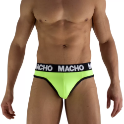 Imagen de MACHO - MTG001 TANGA AMARILLO FLUOR L