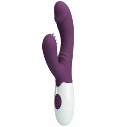 Imagen de BUTTERFLY KISS VIBRADOR RABBIT & ESTIMULADOR PUNTO G MORADO