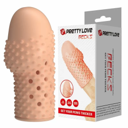 Imagen de PRETTY LOVE - GEEK'S FUNDA PARA PENE GET YOUR PENIS THICKER COLOR NATURAL