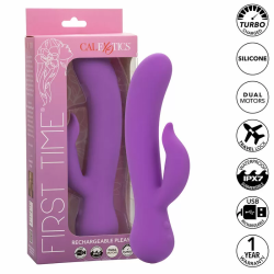 Imagen de CALEXOTICS FIRST TIME VIBRADOR COMPLACIENTE RECARGABLE MORADO