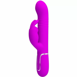 Imagen de VIBRADOR COALE RABBIT PERLAS VIOLETA