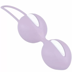 Imagen de FUN FACTORY SMARTBALLS DUO BOLAS PELVICAS BLANCO / LILA PASTEL