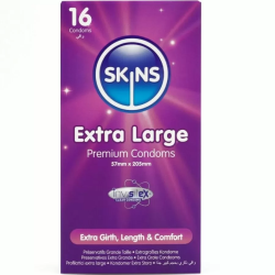 Imagen de SKINS  TAMAÑO XL PRESERVATIVOS PREMIUM PACK 16