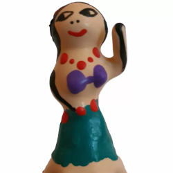 Imagen de CONDOMERIE  PRESERVATIVO DECORATIVO PINTADO A MANO CHICA HULA