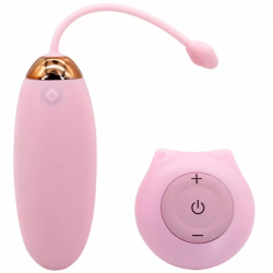 Imagen de KITTY FUN HUEVO VIBRADOR CONTROL REMOTO 10 VIBRACIONES ROSA