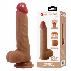 Imagen de PRETTY LOVE - LISLE DILDO REALÍSTICO CON VENTOSA 20.6 CM -Ø- 4.2 CM