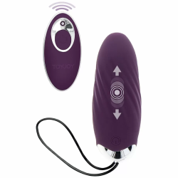 Imagen de TOYJOY  HAPPINESS KNOCK KNOCK EGGSTAVAGANT VIBRADOR CON CONTROL REMOTO MORADO