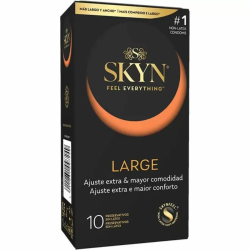 Imagen de SKYN - PRESERVATIVO LARGE AJUSTE EXTRA 10 UNIDADES