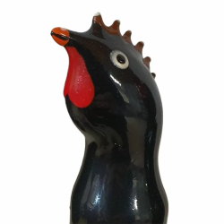Imagen de CONDOMERIE  PRESERVATIVO DECORATIVO PINTADO A MANO GALLO NEGRO
