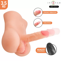 Imagen de DEEP TOUCH  DAMIEN TORSO CON ANO Y DILDO REALÍSTICO CON EMPUJE Y VIBRACIÓN CONTROL REMOTO 3.5 KG