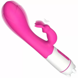 Imagen de HAPPY VIBRADOR & ESTIMULADOR RABBIT FUCSIA