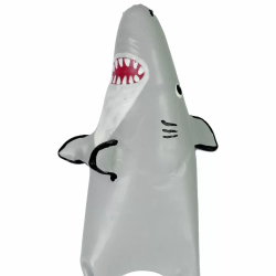 Imagen de CONDOMERIE  PRESERVATIVO DECORATIVO PINTADO A MANO TIBURÓN MODELO 2