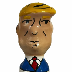 Imagen de CONDOMERIE  PRESERVATIVO DECORATIVO PINTADO A MANO TRUMP GRUÑÓN XL