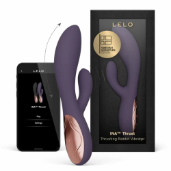Imagen de LELO - INA THRUST VIBRADOR RABBIT CON EMPUJE MORADO