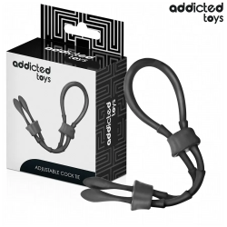Imagen de ADDICTED TOYS  CUERDA SILICONA AJUSTABLE PARA EL PENE