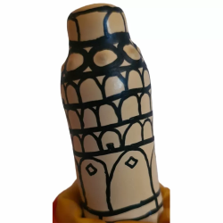 Imagen de CONDOMERIE  PRESERVATIVO DECORATIVO PINTADO A MANO TORRE DE PISA