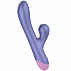 Imagen de ROMP - PULSE VIBRADOR RABBIT DUAL PUNTO G AZUL ELÉCTRICO