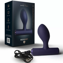 Imagen de ROCKS-OFF - NOVA ORBITAL PREMIUM PLUG ANAL RECARGABLE 16 FUNCIONES AZUL