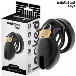 Imagen de LOCKED  OBSIDIAN HOLD JAULA PARA PENE TALLA S