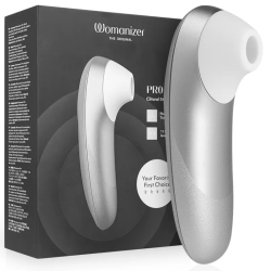 Imagen de WOMANIZER - PRO VIBRANT ESTIMULADOR DE CLÍTORIS GRIS PLATA