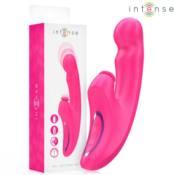 Imagen de EMI VIBRADOR 13,5 CM MULTIFUNCIÓN 3 EN 1 10 VIBRACIONES ROSA