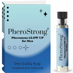 Imagen de PHEROSTRONG  GLOW UP PERFUME CON FEROMONAS PARA HOMBRE 1 ML