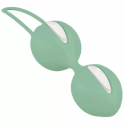 Imagen de FUN FACTORY SMARTBALLS DUO BOLAS PELVICAS BLANCO / VERDE PISTACHO