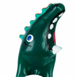 Imagen de CONDOMERIE  PRESERVATIVO DECORATIVO PINTADO A MANO COCODRILO MODELO 2
