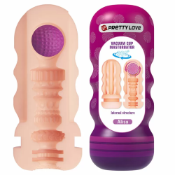 Imagen de PRETTY LOVE - ALISA MASTURBADOR VAGINA CON VENTOSA Y TEXTURAS INTERNAS