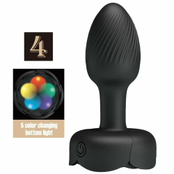 Imagen de PRETTY LOVE  OLMAN PLUG ANAL CON LUZ LED 8.8 CM