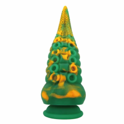 Imagen de POWER MONSTERS - ABYSSAL COLOSSUS DILDO BICOLOR 22,5 CM Ø 6 CM