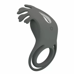 Imagen de PRETTY LOVE - ANILLO VIBRADOR RECARGABLE CON ESTIMULADOR