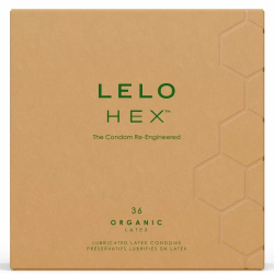 Imagen de LELO  HEX ORGANIC PRESERVATIVO CAJA 36 UDS