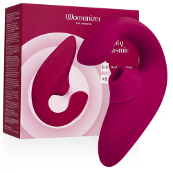 Imagen de WOMANIZER  BLEND ESTIMULADOR VIBRADOR RABBIT FUCSIA