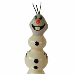 Imagen de CONDOMERIE  PRESERVATIVO DECORATIVO PINTADO A MANO LINDO MUÑECO DE NIEVE