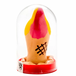 Imagen de CONDOMERIE  PRESERVATIVO DECORATIVO PINTADO A MANO HELADO