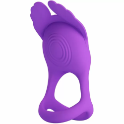 Imagen de ANILLO VIBRADOR SILAS 7 VIBRACIONES SILICONA LILA