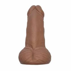 Imagen de DIABLO PICANTE  JUGUETE ANTIESTRÉS CON FORMA DE PENE COLOR MULATO