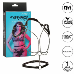 Imagen de CALEXOTICS EUPHORIA ARNÉS ESTILO CABESTRO CON MÚLTIPLES CADENAS PREMIUM TALLA PLUS