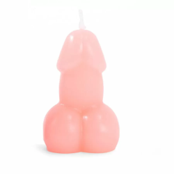 Imagen de DIABLO PICANTE  VELA CON FORMA DE PENE COLOR ROSA