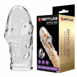 Imagen de PRETTY LOVE - ROCKER FUNDA PARA PENE GET YOUR PENIS THICKER TRANSPARENTE