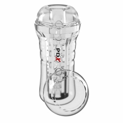 Imagen de PDX ELITE - MASTURBADOR TRANSPARENTE VIEWTUBE PLUS SEE-THRU EZ-GRIP 21 CM