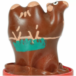 Imagen de CONDOMERIE  PRESERVATIVO DECORATIVO PINTADO A MANO CAMELLO